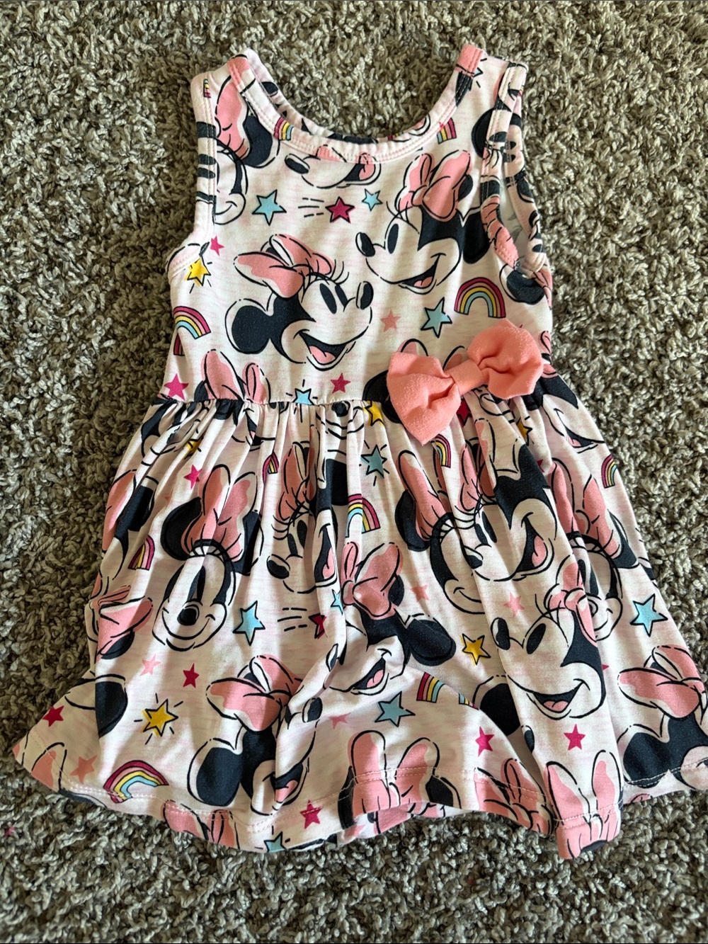Little Sleepies Pink Minnie Mouse Tank Dress